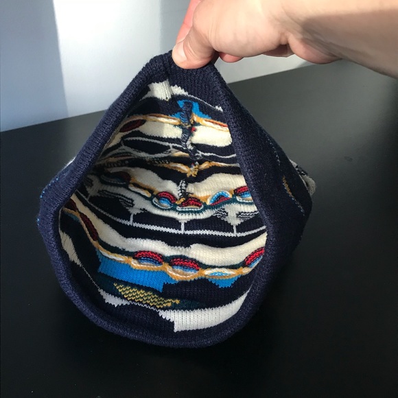 HP! Rasta Tam multi-color zigzag knit hat! NWT! - Picture 3 of 8